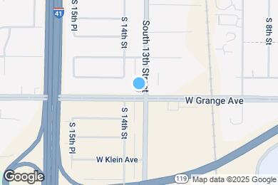 Map image of the property - 5471 S 13th St