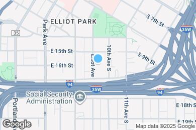 Map image of the property - 1525 Elliot Ave