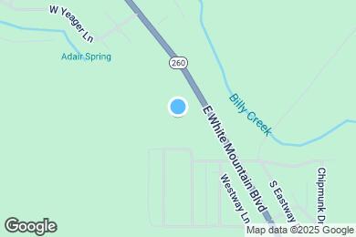 Map image of the property - 237 E White Mountain Blvd