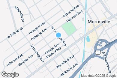 Map image of the property - 115 N Lafayette Ave