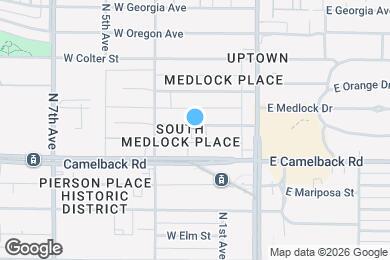 Map image of the property - 31 W Pasadena Ave