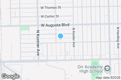Map image of the property - 4246 W Iowa St