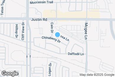 Map image of the property - 1385 Chinaberry Dr
