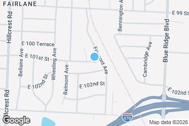 Map image of the property - 6305 E 101st St