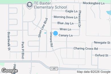 Map image of the property - 3010 Canary Ln