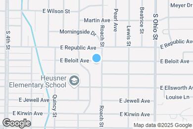 Map image of the property - 530 E Beloit Ave