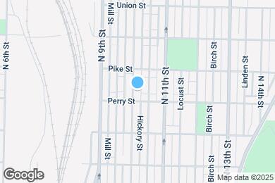 Map image of the property - 1317 N 10th St