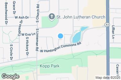 Map image of the property - 1309 S Sir Galahad Ln