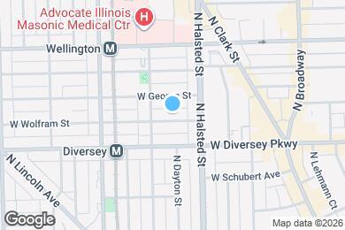 Map image of the property - 834 W Wolfram St