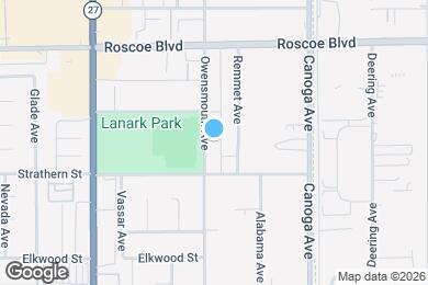 Map image of the property - 8036 Owensmouth Ave