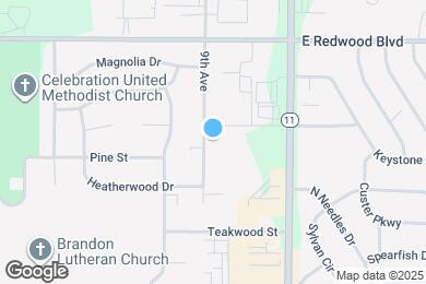 Map image of the property - Spacious 3-bedroom, 1-bathroom Townhome With Attached Garage