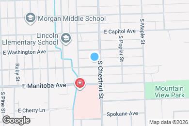 Map image of the property - 713 E Tacoma Ave