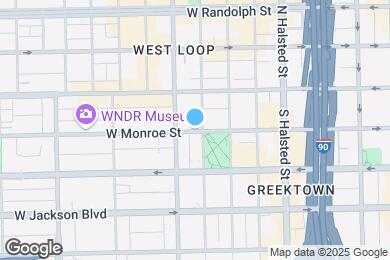 Map image of the property - 834 W Monroe St