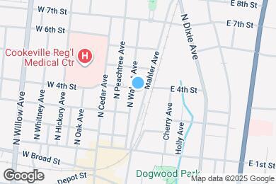 Map image of the property - 341 N Walnut Ave