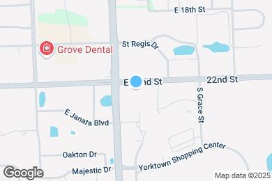 Map image of the property - 2201 S Highland Ave