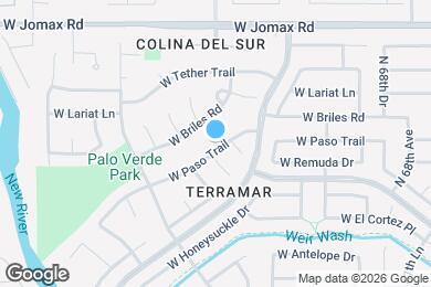 Map image of the property - 7146 W Paso Trl