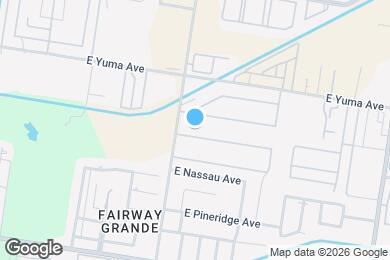 Map image of the property - 709 E La Cantera Ave