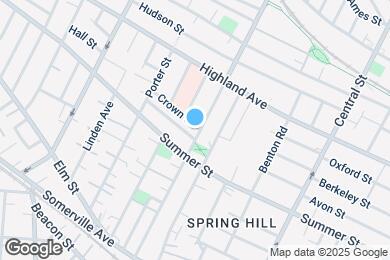 Map image of the property - 126 Lowell St