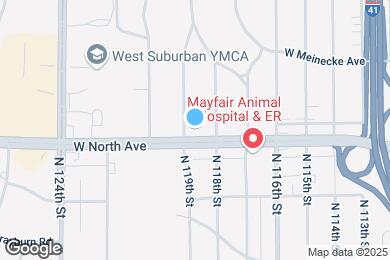 Map image of the property - 11828 W North Ave