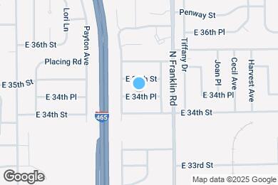Map image of the property - 7914 E 34th Pl