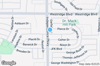 Map image of the property - 1912 Garfield Dr