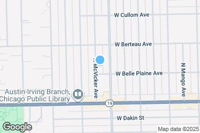Map image of the property - 4113 N McVicker Ave