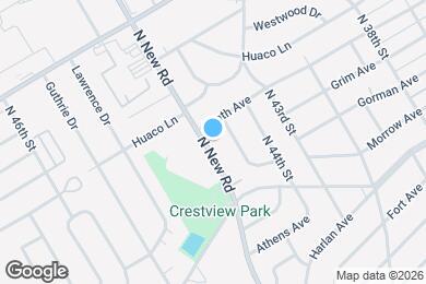 Map image of the property - 1113 N New Rd