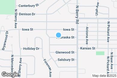 Map image of the property - 1328 Nebraska St