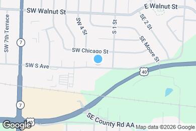 Map image of the property - 109 SW South Ave