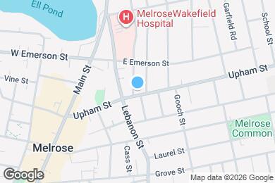 Map image of the property - 96 Upham St