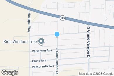 Map image of the property - 9197 S Conquistador St