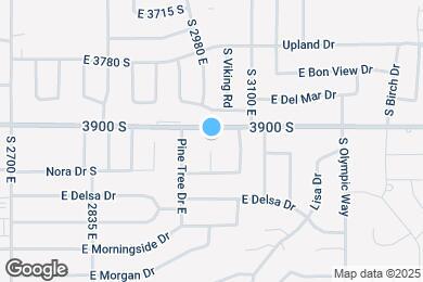 Map image of the property - 3923 S 3030 E