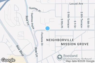 Map image of the property - 4704 El Monte St