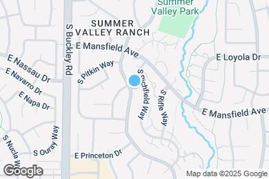 Map image of the property - 3984 S Richfield St