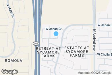 Map image of the property - 16562 W Sierra St