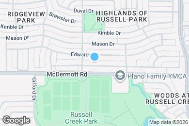 Map image of the property - 3417 San Patricio Dr