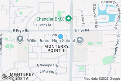 Map image of the property - 934 E Elgin St