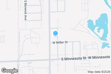 Map image of the property - 1434 S Moreland Ave