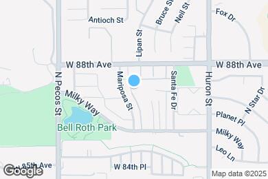 Map image of the property - 8750 Mariposa St