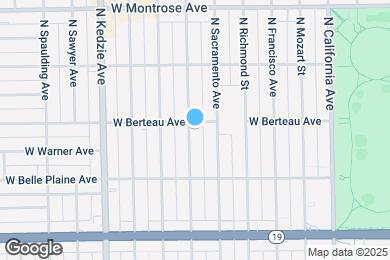 Map image of the property - 4153 N Whipple St