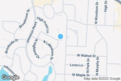 Map image of the property - 113 N Oxford Dr