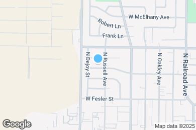 Map image of the property - 1117 W El Camino St