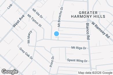 Map image of the property - 10507 Mt Boracho Dr