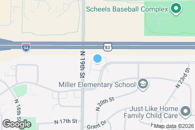 Map image of the property - North Pointe Apartments