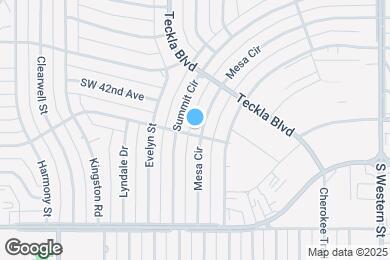 Map image of the property - 4418 Mesa Cir