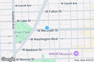 Map image of the property - 1371 W Randolph St