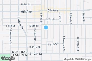 Map image of the property - 820 S Anderson St