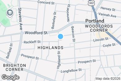 Map image of the property - 119 Highland St