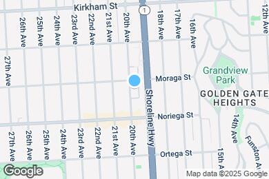 Map image of the property - 1722 20th Ave