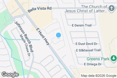 Map image of the property - 888 E Desert Rose Trail